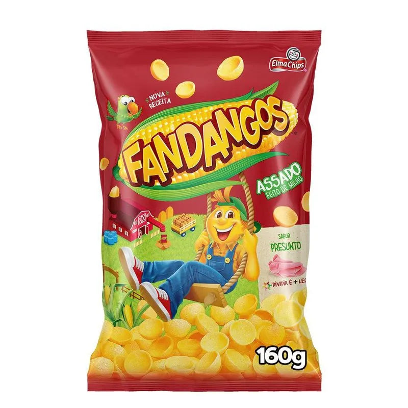 Elma Chips Salgadinho Fandangos: Presunto (160g)